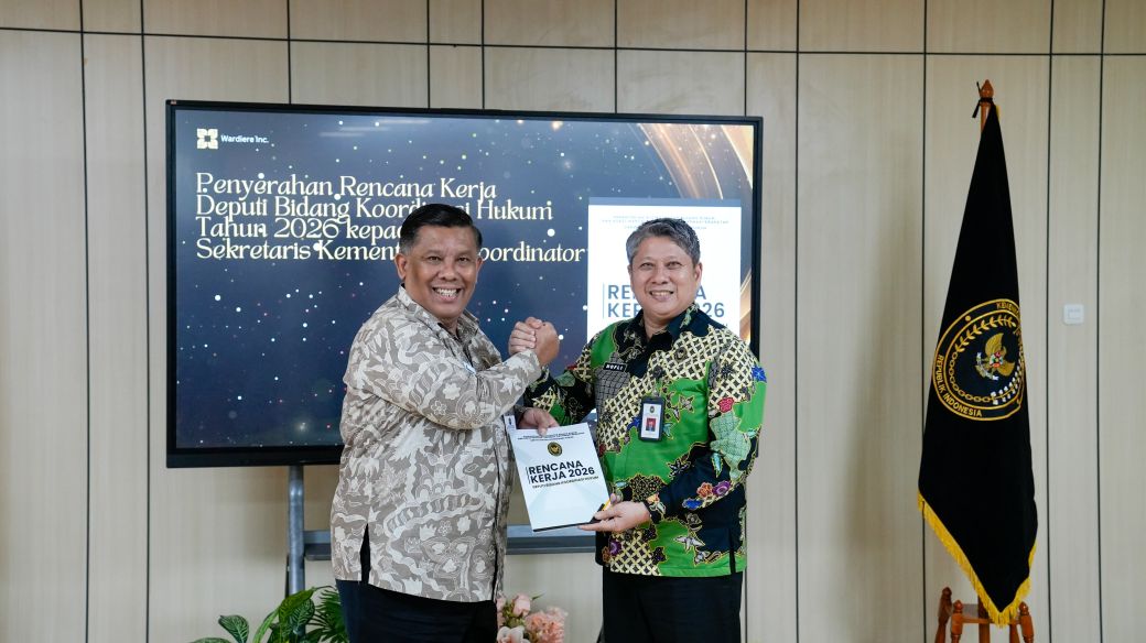 Kedeputian Bidang Koordinasi Hukum Kemenko Kumham Imipas Canangkan Zona Integritas dan Target Kinerja 2026