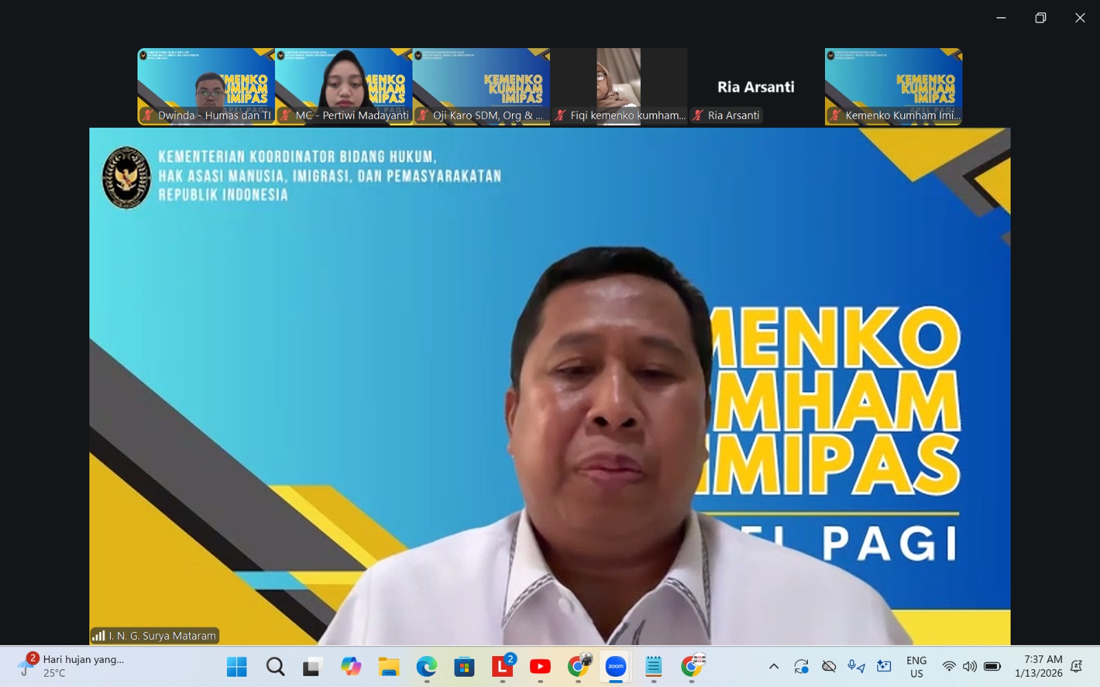 Deputi Surya Dorong Program Kerja Solutif dan Kesiapsiagaan ASN di Tahun 2026