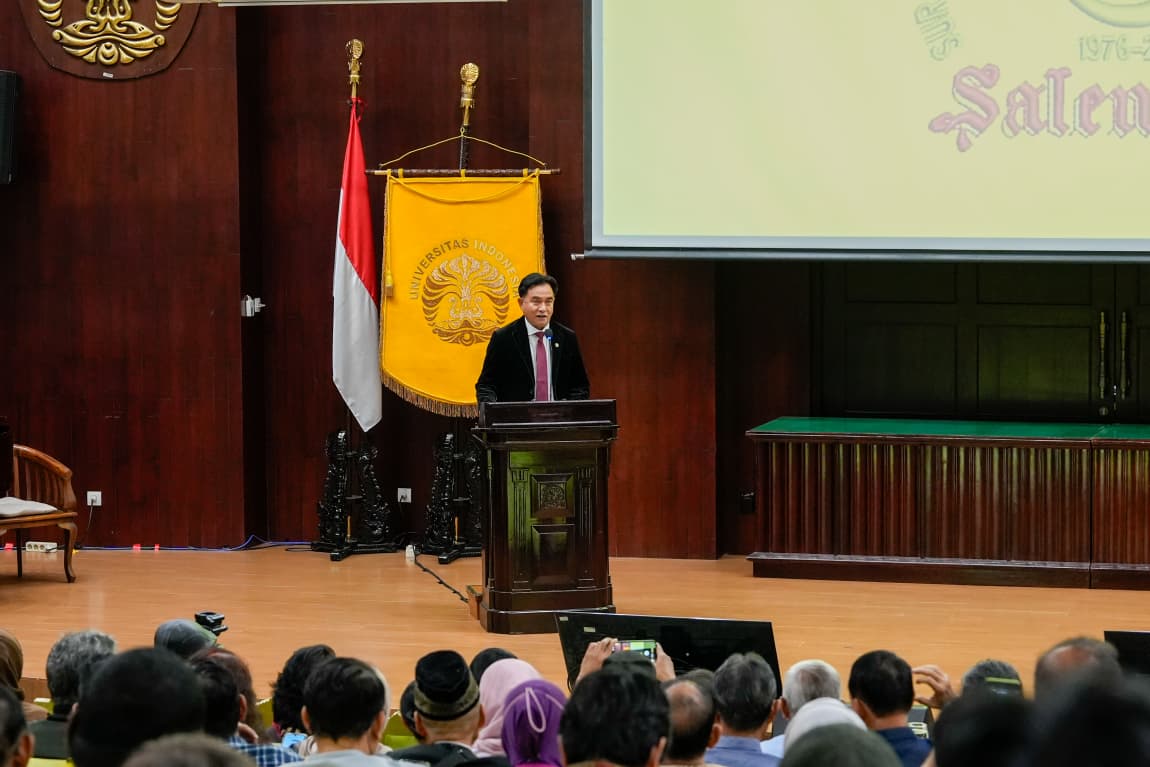 Menko Yusril Tegaskan UI Harus Tetap Relevan dalam Dinamika Politik Nasional