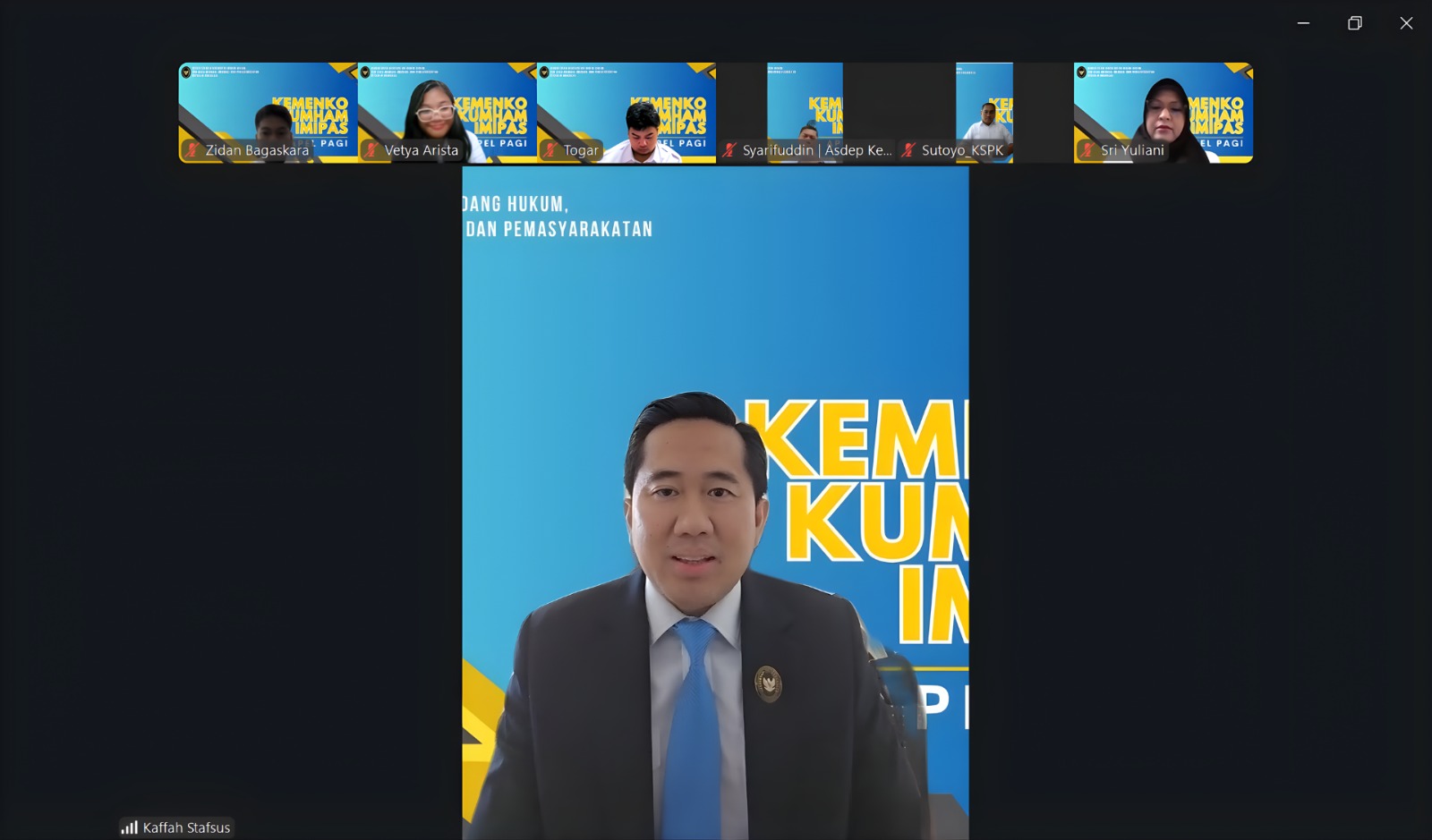 Stafsus Kaffah Tekankan Nilai Kepemimpinan dan Keberanian dalam Pengambilan Keputusan