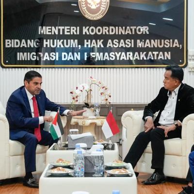 Pertemuan dengan Dubes Yordania