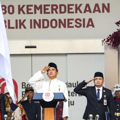 Upacara peringatan Hari Ulang Tahun ke-80 Kemerdekaan Republik Indonesia 